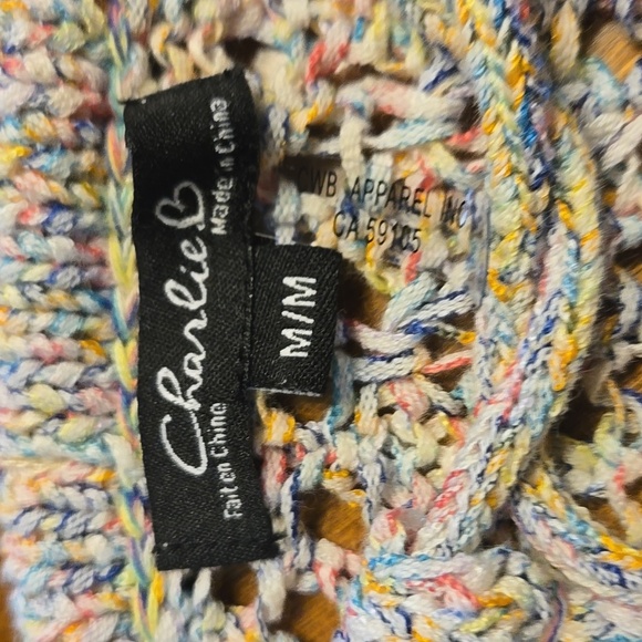 Women's Multi Color Knit Sweater - Picture 2 of 4